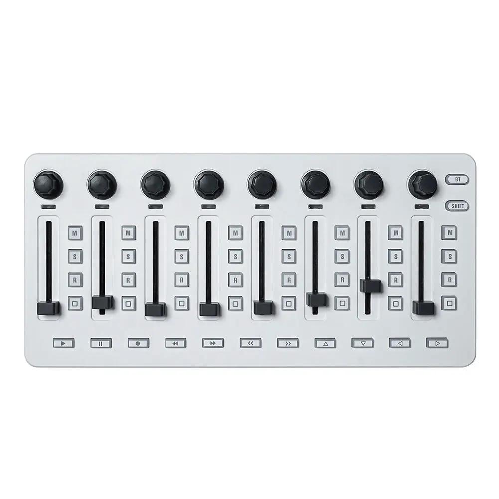 Wireless MIDI Controller Mixing Console BT Connection USB Controller Mixer 8 Encoders for Most Electroacoustic Instruments белый
Wireless MIDI Controller Mixing Console BT Connection USB Controller Mixer 8 Encoders for Most Electroacoustic Instruments белый
