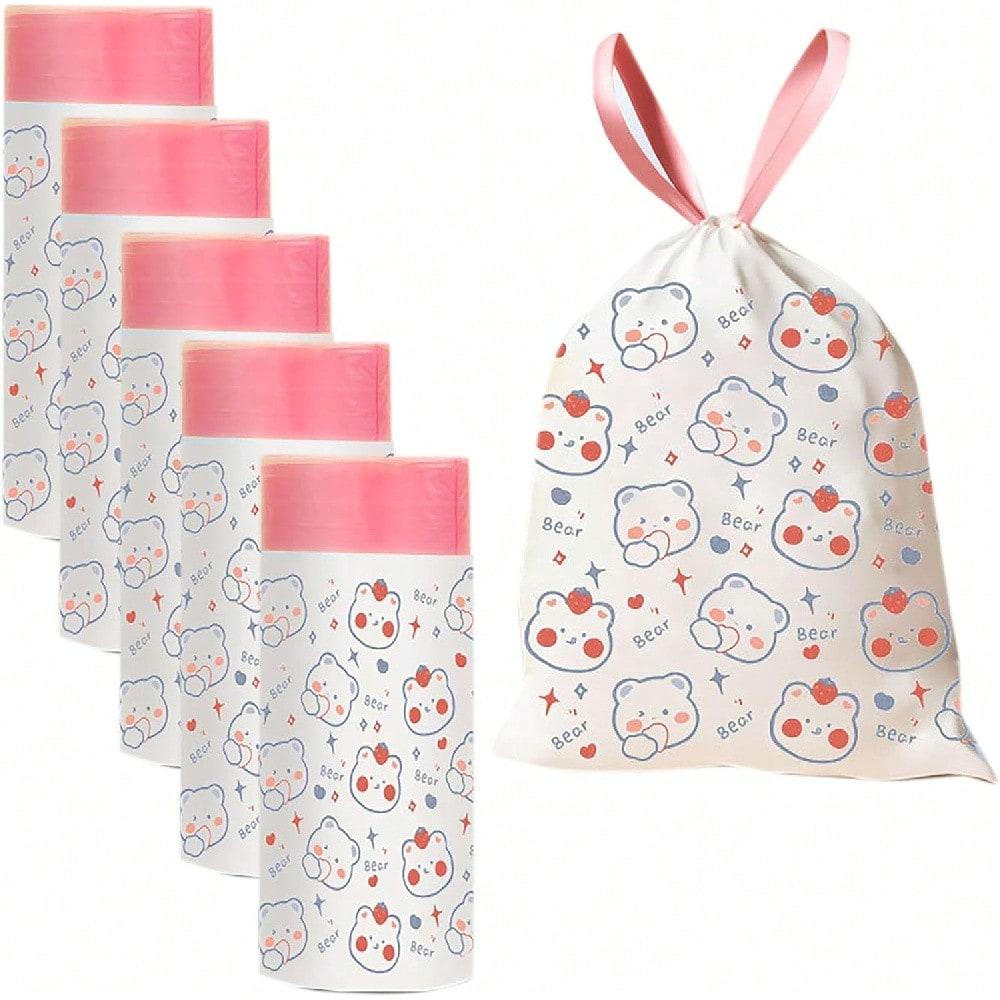 100PCS Cartoon Drawstring Trash Bags, 19.7x17.7in Thickened Unscented Liners for Kitchen, Bathroom, Office 19.7x17.7in&100pcs
100PCS Cartoon Drawstring Trash Bags, 19.7x17.7in Thickened Unscented Liners for Kitchen, Bathroom, Office 19.7x17.7in&100pcs