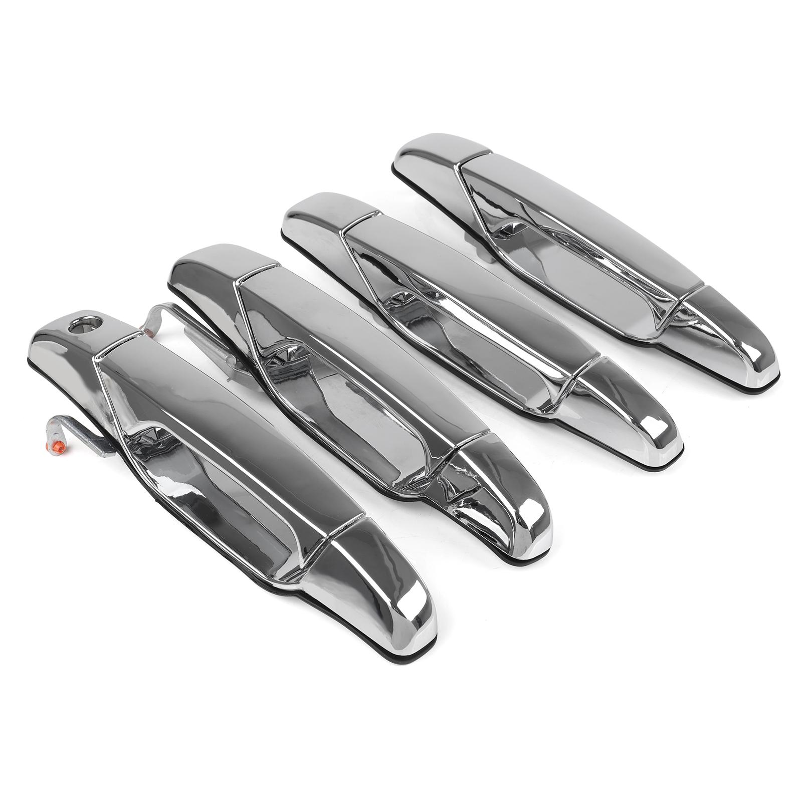 New Chrome Door Handle Kit - 4PCS Front/Rear Driver/Passenger For Cadillac Escalade 2007-2014 & Chevy Trucks 20828258 / 22738721
New Chrome Door Handle Kit - 4PCS Front/Rear Driver/Passenger For Cadillac Escalade 2007-2014 & Chevy Trucks 20828258 / 22738721