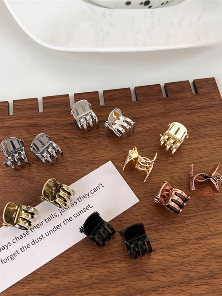 New for Women Girls Cute Metal Shape Small Hair Claws Set Ponytail Sweet Decorate Hair Clips Hairpins Fashion Hair Accessories
New for Women Girls Cute Metal Shape Small Hair Claws Set Ponytail Sweet Decorate Hair Clips Hairpins Fashion Hair Accessories