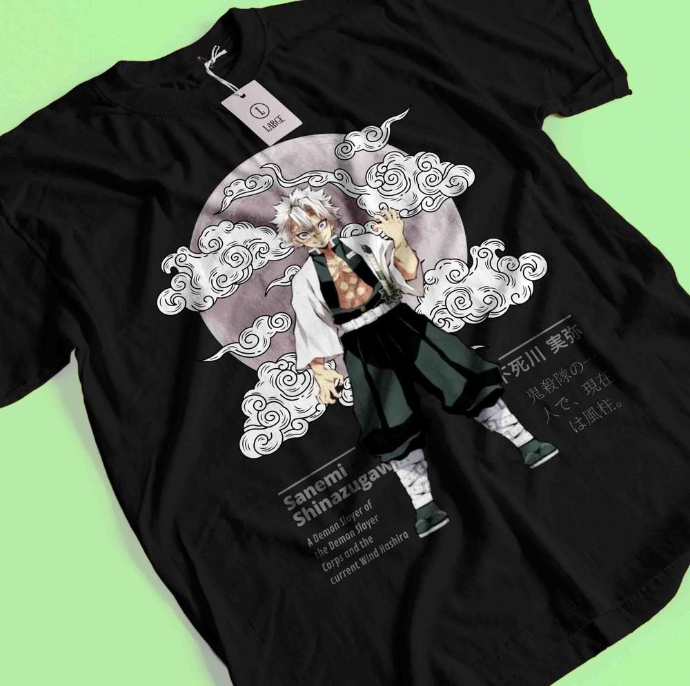 Demon Slayer Shirt Sanemi Shinazugawa Tshirt Tanjiro T-Shirt Muzan Doma Wind Tee S
Demon Slayer Shirt Sanemi Shinazugawa Tshirt Tanjiro T-Shirt Muzan Doma Wind Tee S