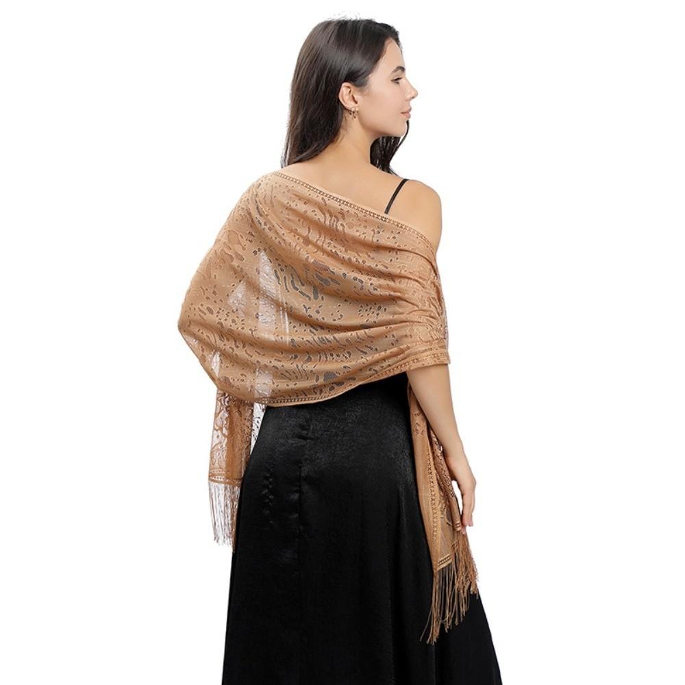 Fashion Tassel Patchwork Women Tulle Shawl Hollow Lace Cardigans Women s Scarf Multicolored Mantilla Lace Veil Party верблюд
Fashion Tassel Patchwork Women Tulle Shawl Hollow Lace Cardigans Women s Scarf Multicolored Mantilla Lace Veil Party верблюд
