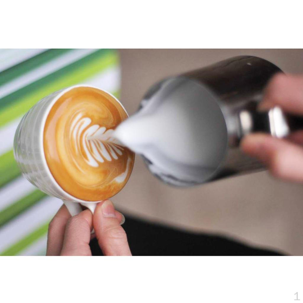 Kitchen Stainless Steel Milk Latte Jug Cup Frothing 350ML
Kitchen Stainless Steel Milk Latte Jug Cup Frothing 350ML