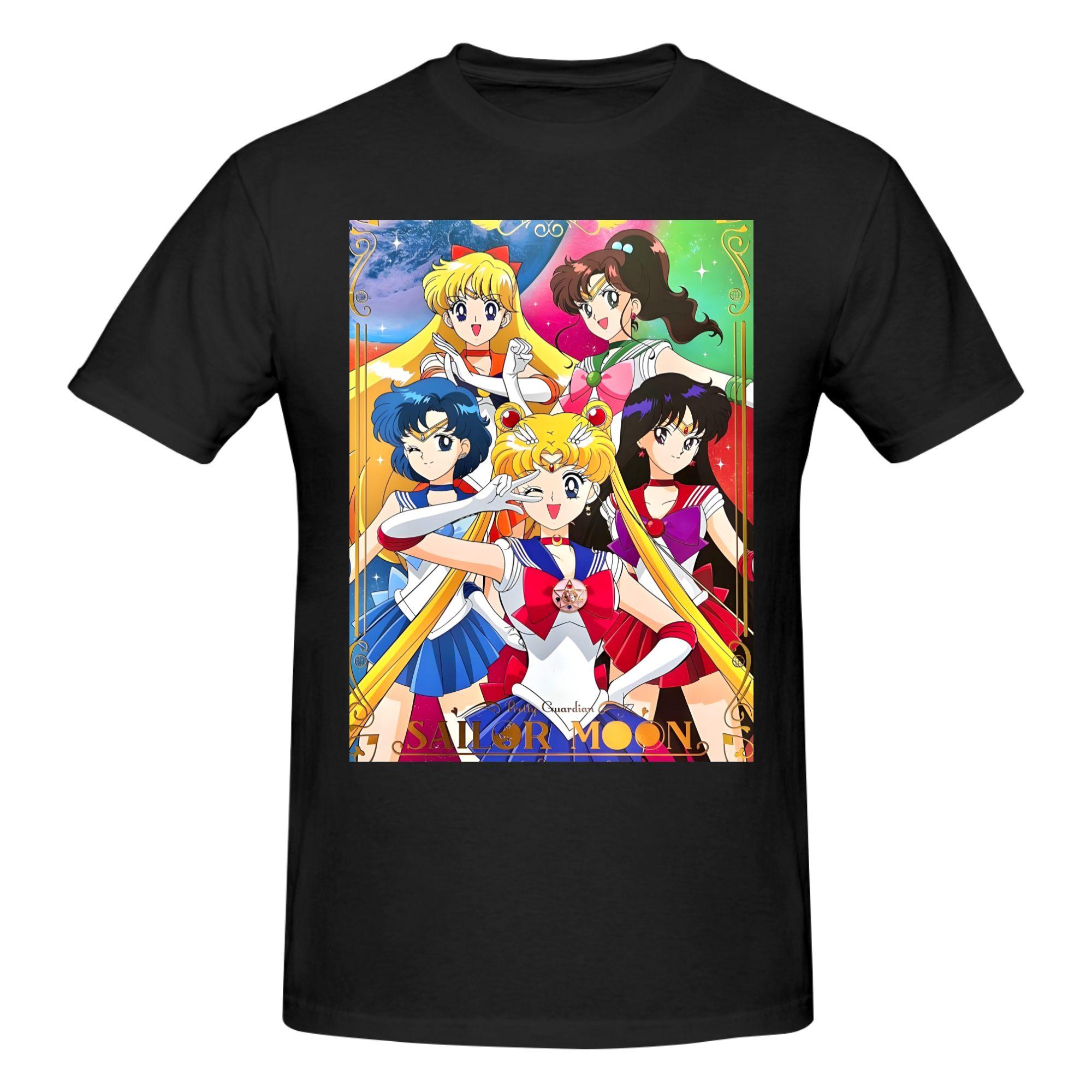 Sailor Moon T Shirt for Unisex Pure Cotton Usagi Tshirt Fashion Streetwaer Short Sleeve Tee Shirt Slim Fit Clothing Gift S
Sailor Moon T Shirt for Unisex Pure Cotton Usagi Tshirt Fashion Streetwaer Short Sleeve Tee Shirt Slim Fit Clothing Gift S