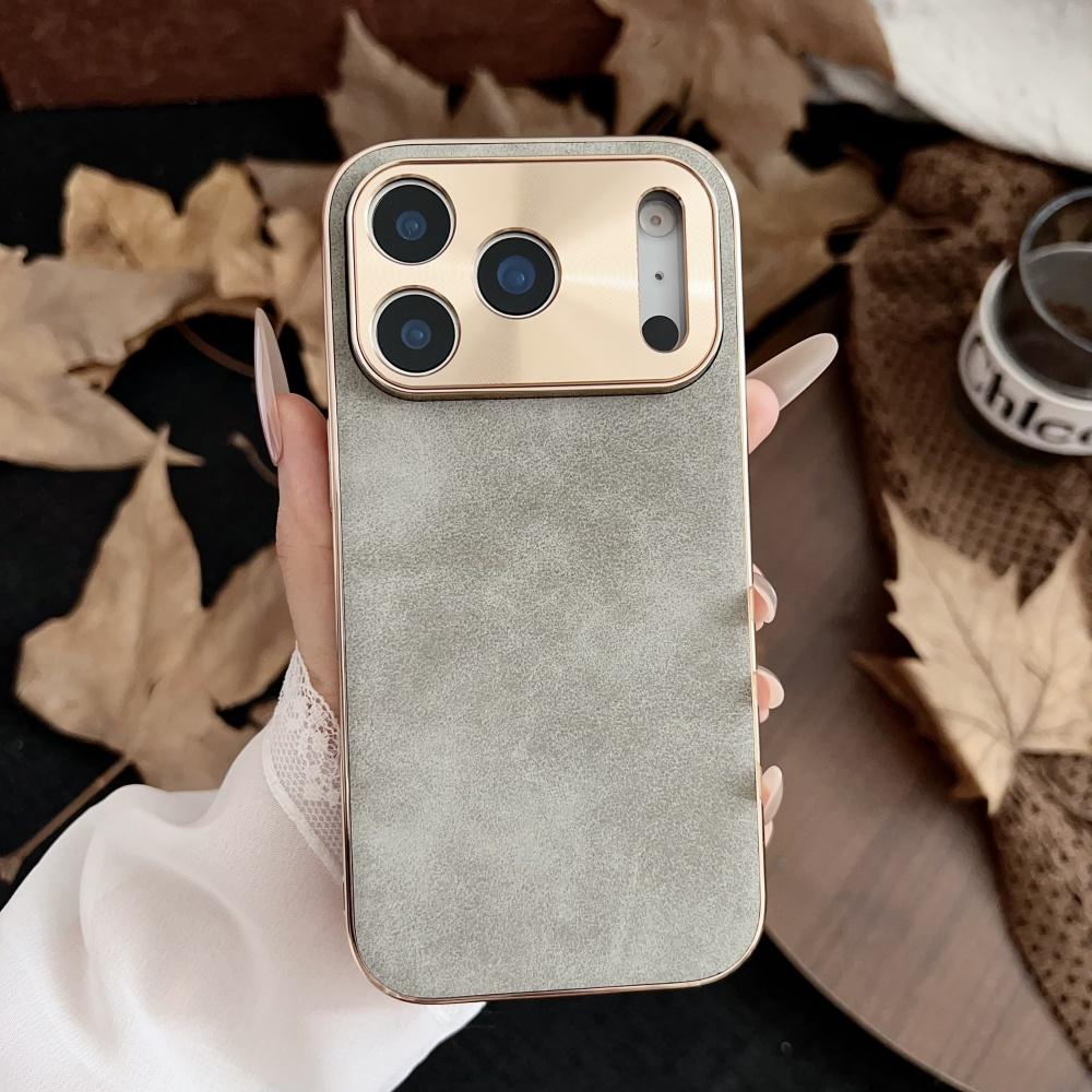 Frosted Suede Sheepskin Phone Case For iPhone 17 Air 16 16E 15 14 13 12 11 Plus Pro Max Plating Metal Buttons Frame Cover iPhone Air
Frosted Suede Sheepskin Phone Case For iPhone 17 Air 16 16E 15 14 13 12 11 Plus Pro Max Plating Metal Buttons Frame Cover iPhone Air