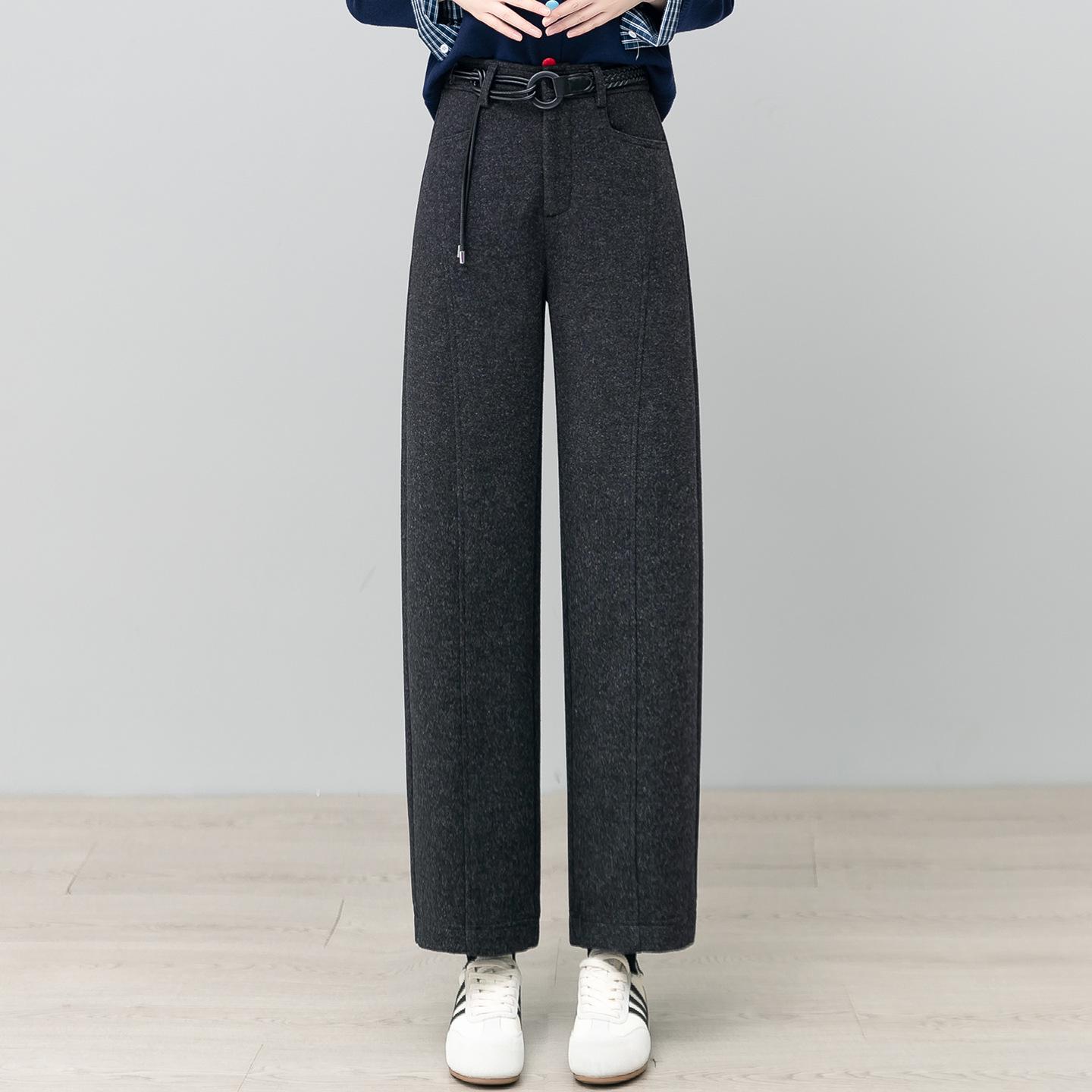 Women s Petite Coffee Wool Curved Leg Pants - Thick Warm Straight-Leg for Fall/Winter 2025 30/2XL (for 125-135 jin)
Women s Petite Coffee Wool Curved Leg Pants - Thick Warm Straight-Leg for Fall/Winter 2025 30/2XL (for 125-135 jin)