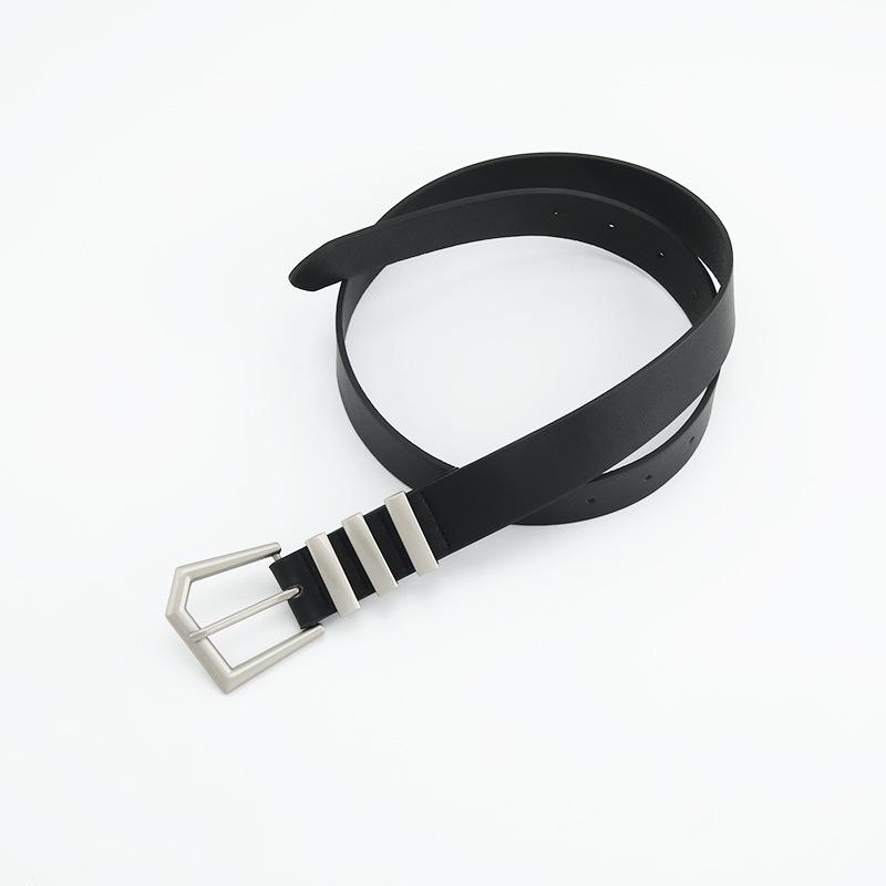 Versatile And Belt Slimming With Geometry Metal Buckle Belt Decoration Dress чорний
Versatile And Belt Slimming With Geometry Metal Buckle Belt Decoration Dress чорний