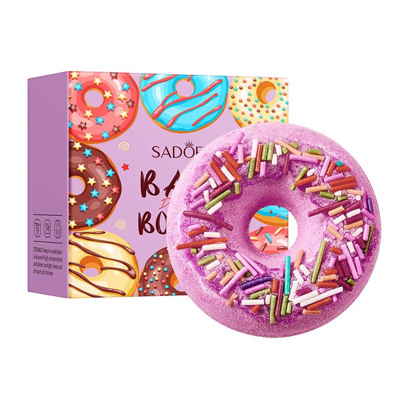 Макарон Донат Кульки для ванни з сіллю SADOER Очищаючі солі для ванни для тіла 1
Макарон Донат Кульки для ванни з сіллю SADOER Очищаючі солі для ванни для тіла 1