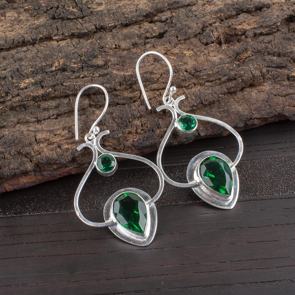 Green Emerald Gemstone Jewelry, 925 Sterling Silver Earrings Handmade Dainty Jewelry For Gift 2.2 Inches зелёный
Green Emerald Gemstone Jewelry, 925 Sterling Silver Earrings Handmade Dainty Jewelry For Gift 2.2 Inches зелёный