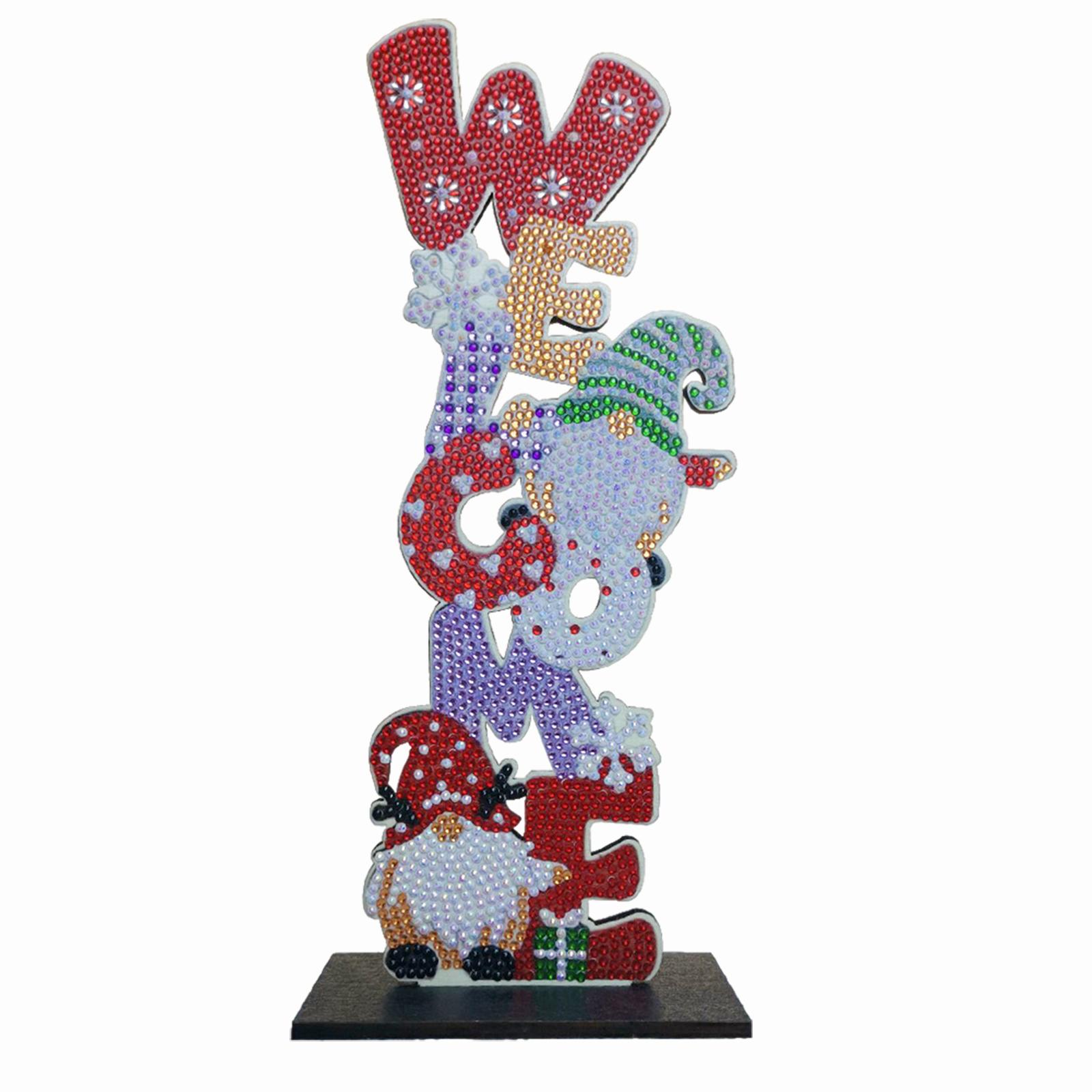 2D/Flat Christmas DIY 5D DIY Diamond Art Tabletop Decorations Diamond Painting Desktop Decorations for Home Office Desktop Decor
2D/Flat Christmas DIY 5D DIY Diamond Art Tabletop Decorations Diamond Painting Desktop Decorations for Home Office Desktop Decor