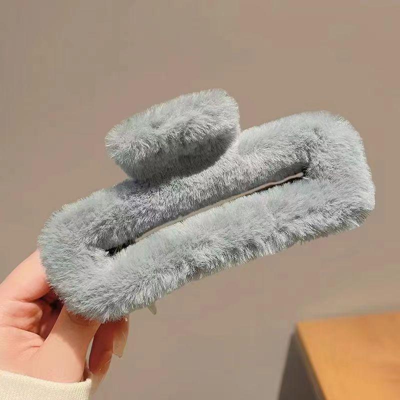 11CM Plush Square Hair Claw Clip Korean Colorful Simple Versatile Grab Clip Fashion Shark Clip Girl Hair Accessories Decoration 11cm світло-сірого кольору
11CM Plush Square Hair Claw Clip Korean Colorful Simple Versatile Grab Clip Fashion Shark Clip Girl Hair Accessories Decoration 11cm світло-сірого кольору
