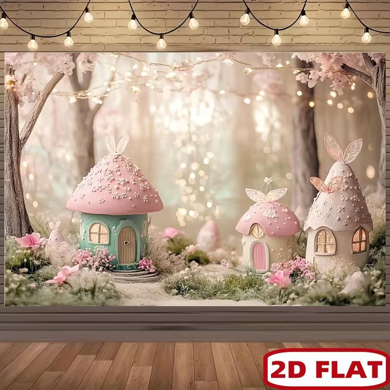 2D Pastel Fairy Mushroom Tapestry, Enchanted Forest Wall Art for Aesthetic Girls Bedroom 47.2x31.5inch/120*80cm
2D Pastel Fairy Mushroom Tapestry, Enchanted Forest Wall Art for Aesthetic Girls Bedroom 47.2x31.5inch/120*80cm