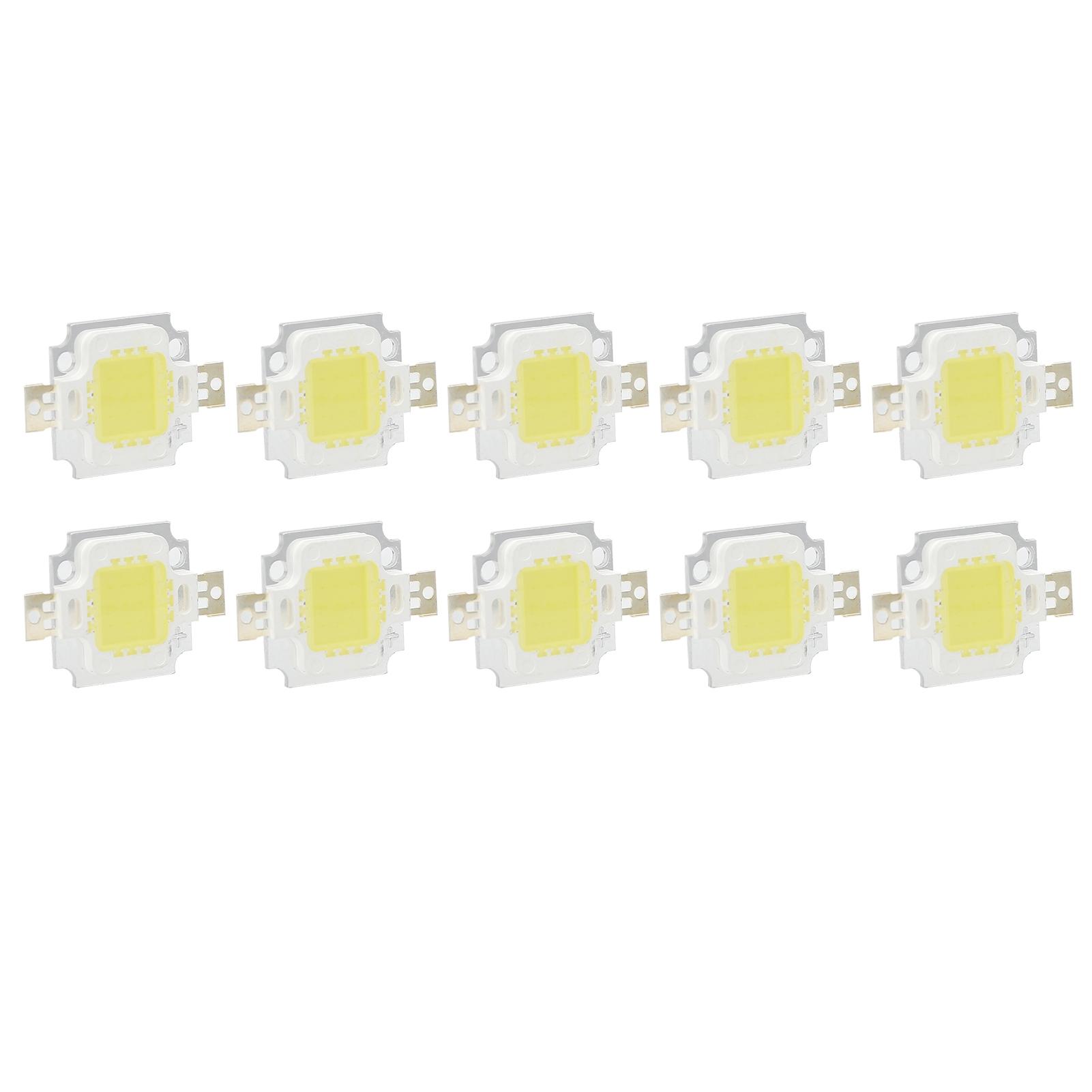 10PCS COB Light Source 10W 6500K Integrated LED Chip 12V 700mA for DIY Lamp Accessories Pure White Light
10PCS COB Light Source 10W 6500K Integrated LED Chip 12V 700mA for DIY Lamp Accessories Pure White Light