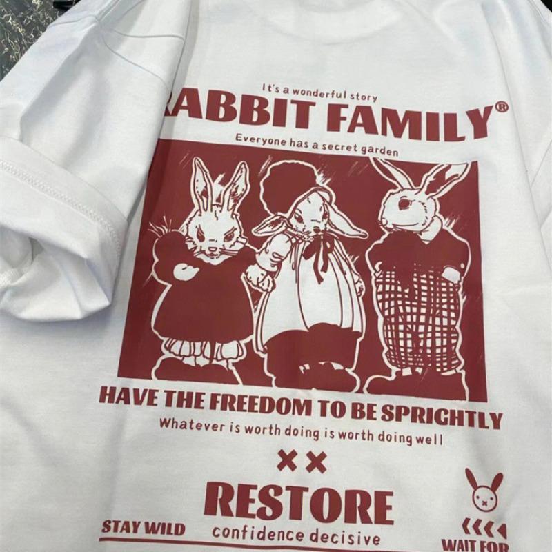 Футболка с принтом Story Retro Rabbit II для мужчин и женщин из чистого хлопка, летняя модная тенденция, повседневный удобный топ с короткими рукавами из чистого хлопка для пар, Harajuku M белый
Футболка с принтом Story Retro Rabbit II для мужчин и женщин из чистого хлопка, летняя модная тенденция, повседневный удобный топ с короткими рукавами из чистого хлопка для пар, Harajuku M белый