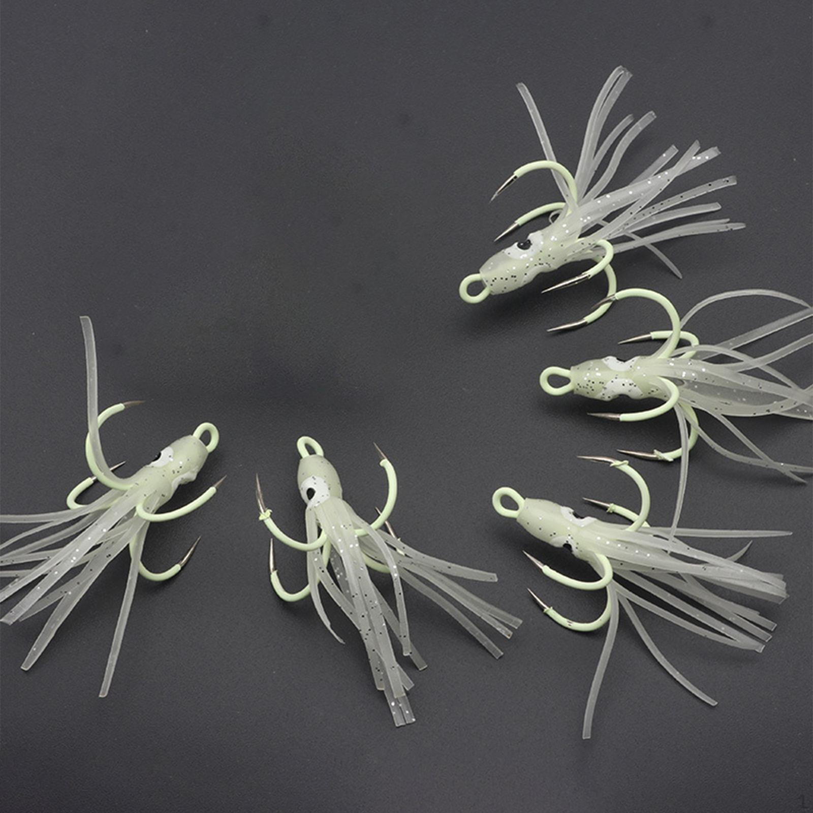 5 Pieces Luminous Fishing Hook Lifelike Squid Tackle L
5 Pieces Luminous Fishing Hook Lifelike Squid Tackle L