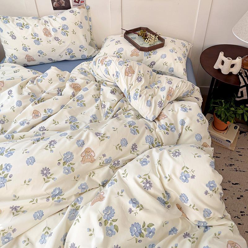 Постельное белье Набор из четырех предметов Принтованный Приятный к коже Водостойкий Простыни Пододеяльник Наволочки Комплект 1.2m bed
Постельное белье Набор из четырех предметов Принтованный Приятный к коже Водостойкий Простыни Пододеяльник Наволочки Комплект 1.2m bed