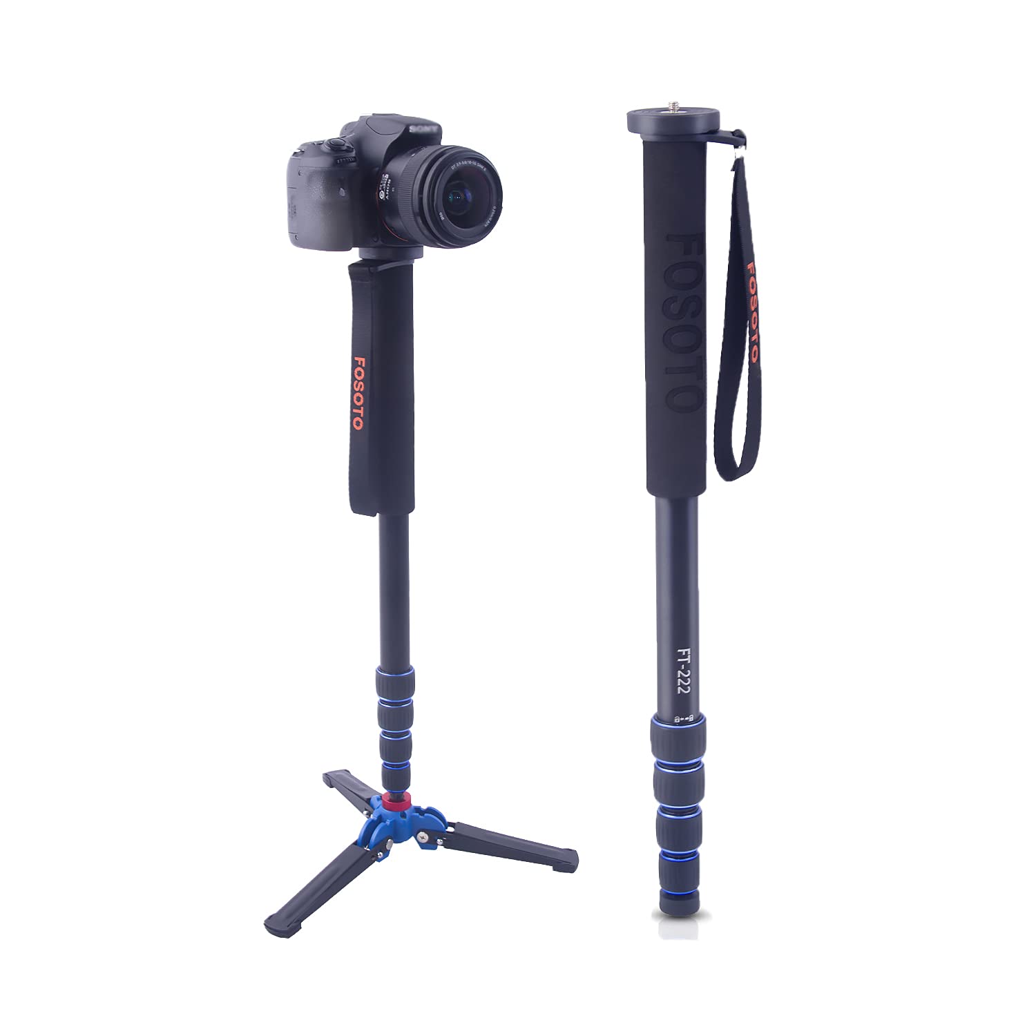 FOSOTO 222 Monopod Base Tripod Camera Flip Monopod and Simple Compatible with Climbing Freely Lightweight Tripod Stable Self-supporting + M-1 Stand, чорний
FOSOTO 222 Monopod Base Tripod Camera Flip Monopod and Simple Compatible with Climbing Freely Lightweight Tripod Stable Self-supporting + M-1 Stand, чорний