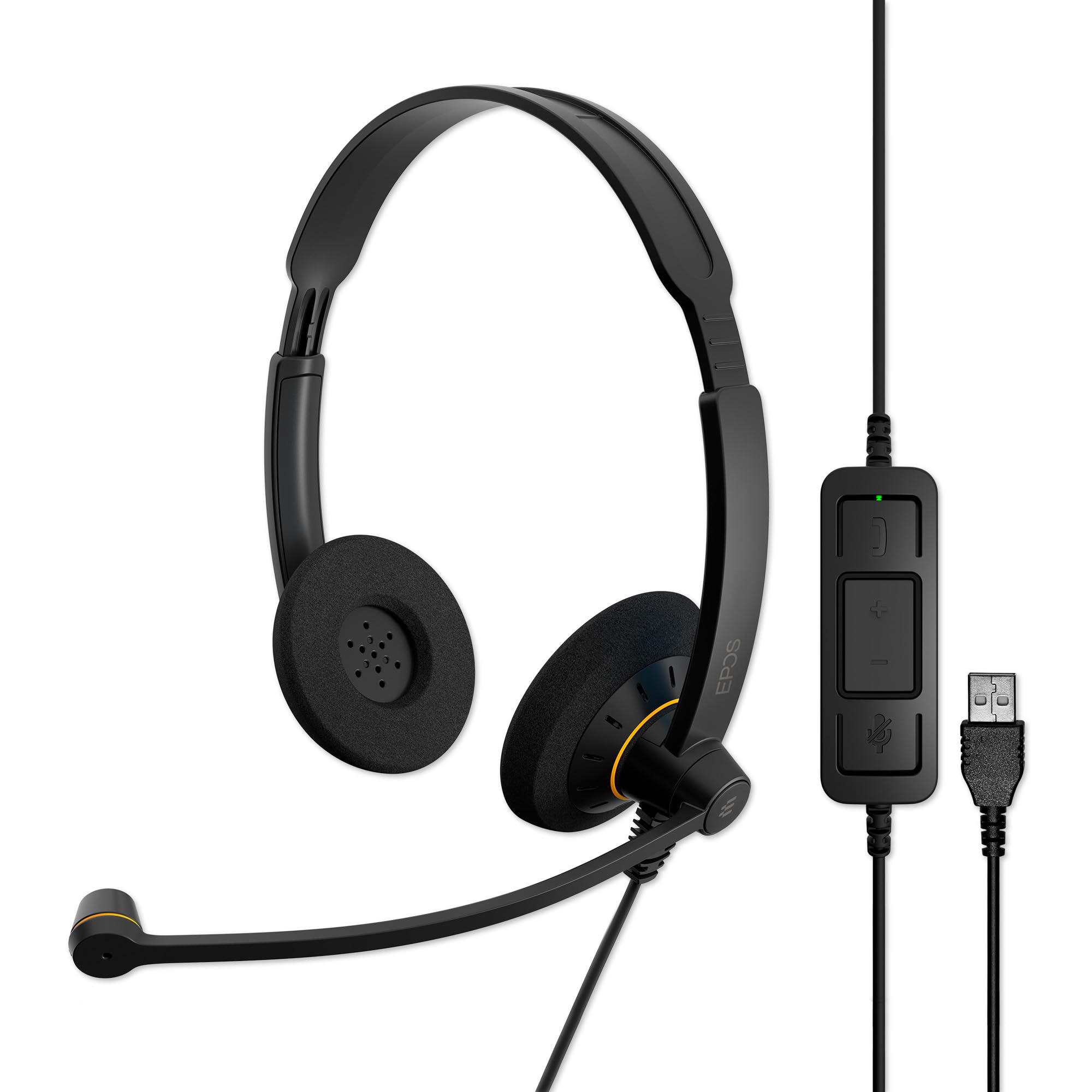 EPOS IMPACT SC 60 USB ML Stereo Headset - Noise-Canceling Mic, In-Line Controls, Microsoft Teams, Comfort Fit
EPOS IMPACT SC 60 USB ML Stereo Headset - Noise-Canceling Mic, In-Line Controls, Microsoft Teams, Comfort Fit