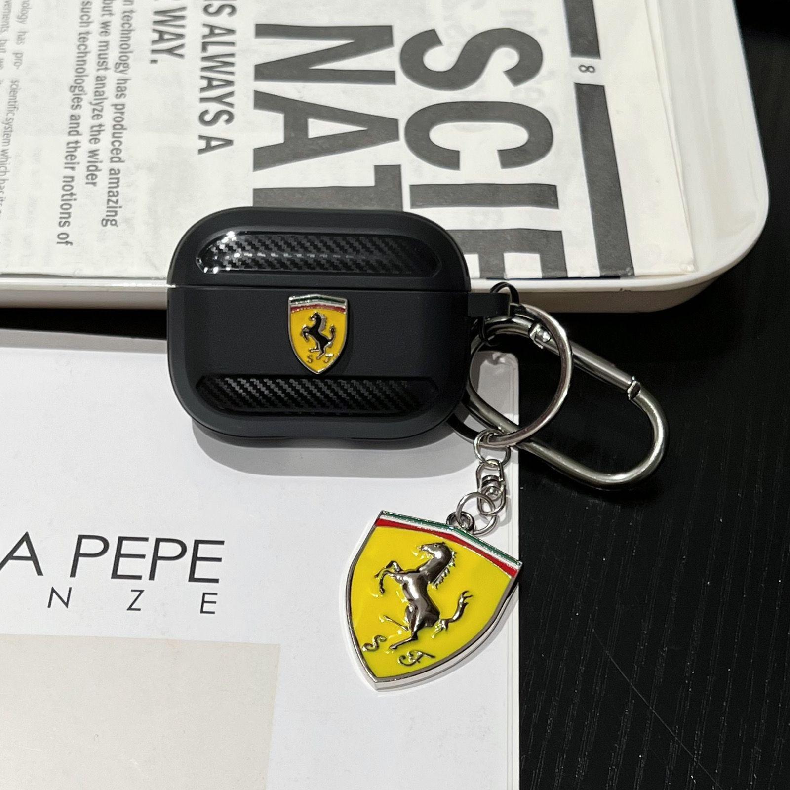 Для Ferrari Бізнес Чохли для навушників зі структурою під карбон з брелоком Для Airpods 1/2/3 AirPods pro AirPods pro2 AirPods3pro AirPods4
Для Ferrari Бізнес Чохли для навушників зі структурою під карбон з брелоком Для Airpods 1/2/3 AirPods pro AirPods pro2 AirPods3pro AirPods4