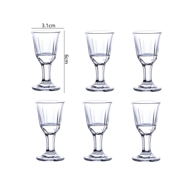 10ml/15ml Luxury Shot Glass Transparent Baijiu Glass High Footed Wine Glass Party Classic Glass Cups Wine Utensils Bar Glassware 6pcs
10ml/15ml Luxury Shot Glass Transparent Baijiu Glass High Footed Wine Glass Party Classic Glass Cups Wine Utensils Bar Glassware 6pcs