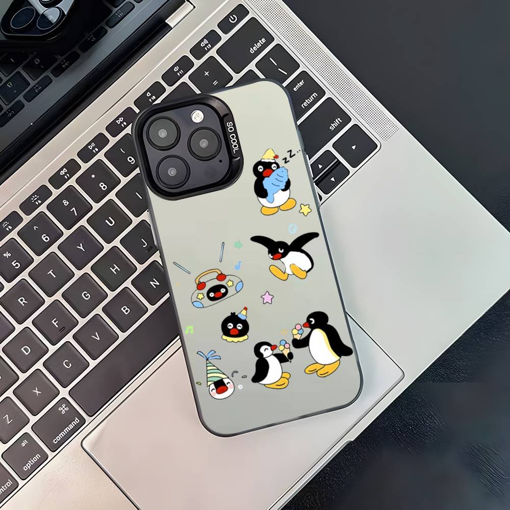 Funny Cartoon P-Pingu Phone Case For iPhone 16,15,14,13,12,11,Pro,XS,Max,Plus,Mini,SE4,E Black Matte Shockproof Cover iPhone15
Funny Cartoon P-Pingu Phone Case For iPhone 16,15,14,13,12,11,Pro,XS,Max,Plus,Mini,SE4,E Black Matte Shockproof Cover iPhone15