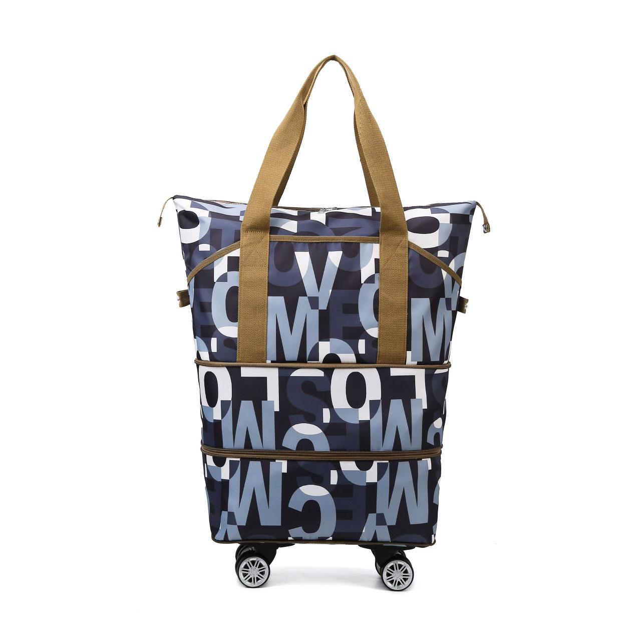 Дорожная сумка из ткани Оксфорд, сумка для багажа, бесшумная универсальная дорожная сумка на колесах, сумка для перевозки самолетов, сумка на буксировочном колесе
Дорожная сумка из ткани Оксфорд, сумка для багажа, бесшумная универсальная дорожная сумка на колесах, сумка для перевозки самолетов, сумка на буксировочном колесе