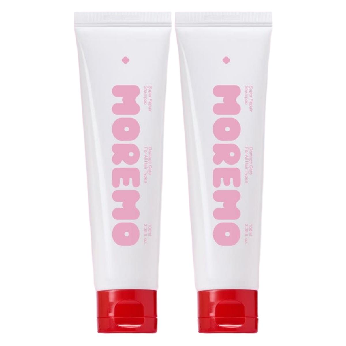 Moremo Super Repair Shampoo Keratin Protein Nourishing Silicone-Free Travel Size 100ml x 2pcs
Moremo Super Repair Shampoo Keratin Protein Nourishing Silicone-Free Travel Size 100ml x 2pcs