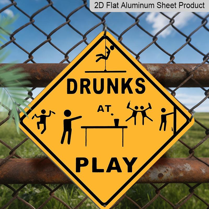 2D Flat 1pc, Funny Drunk Warning Sign - Beer Pong Party Decoration with Caution - Metal Crossing Zone Sign for Game Rooms, Bars, for Man Caves 20*20cm
2D Flat 1pc, Funny Drunk Warning Sign - Beer Pong Party Decoration with Caution - Metal Crossing Zone Sign for Game Rooms, Bars, for Man Caves 20*20cm