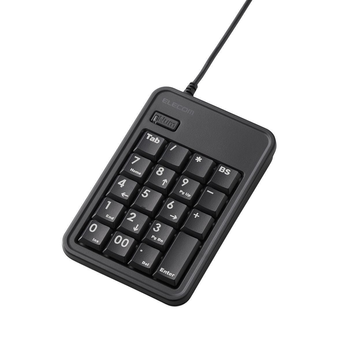 ELECOM 2009 Model Tenkey Pad, Wired, USB Connection, Compact, Black, TK-TCM003BK
ELECOM 2009 Model Tenkey Pad, Wired, USB Connection, Compact, Black, TK-TCM003BK