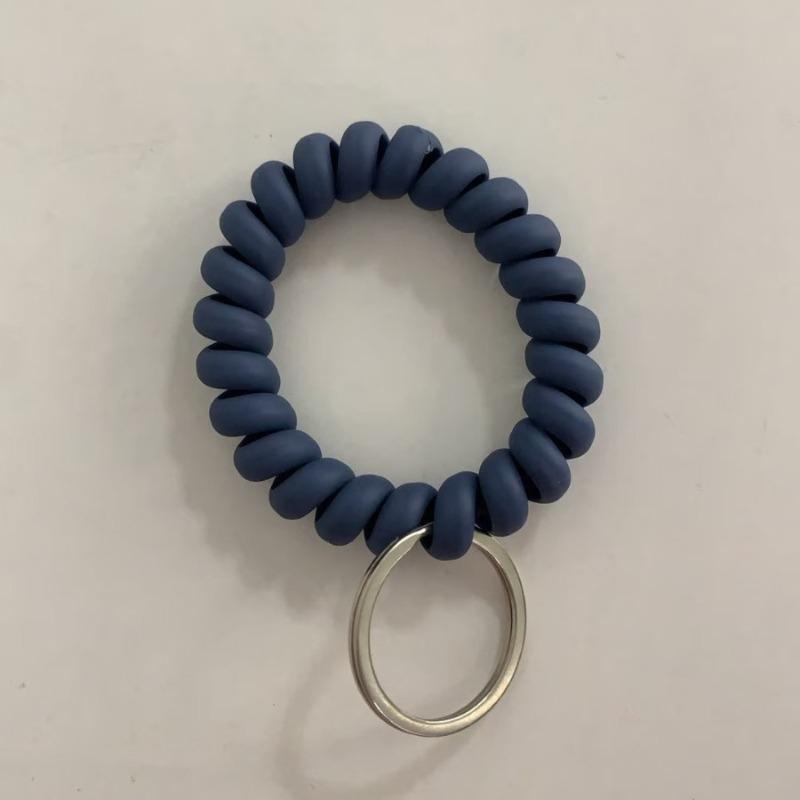 Брелок-пружинка на запястье с нескользящей рукояткой, красочный эластичный пластиковый держатель для ключей от машины и аксессуаров для спортзала
Брелок-пружинка на запястье с нескользящей рукояткой, красочный эластичный пластиковый держатель для ключей от машины и аксессуаров для спортзала