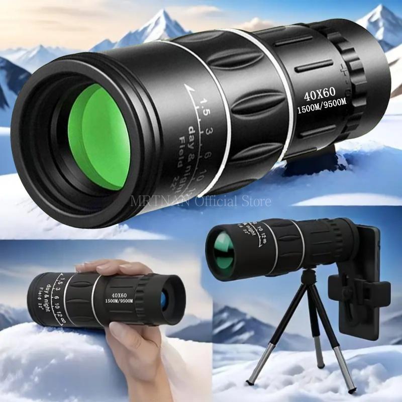 40x60 Monocular Telescope Dual Focus Zoom Binoculars 1500M/9500M Low-Light Night Vision With Strap Optical Lens/Rubber Outdoor
40x60 Monocular Telescope Dual Focus Zoom Binoculars 1500M/9500M Low-Light Night Vision With Strap Optical Lens/Rubber Outdoor