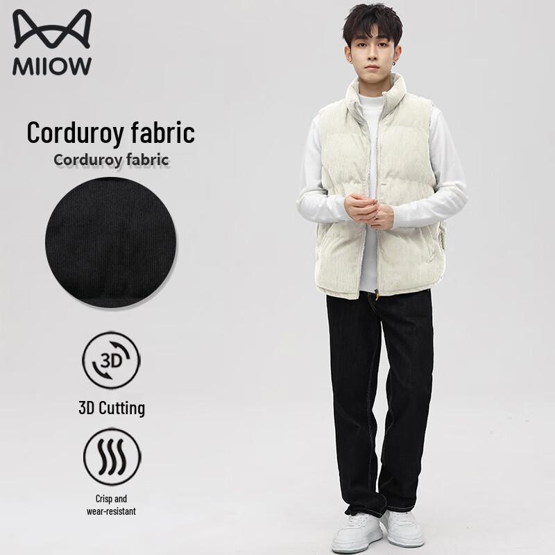 MiiOW Men s Corduroy Warm Vest 4XL
MiiOW Men s Corduroy Warm Vest 4XL