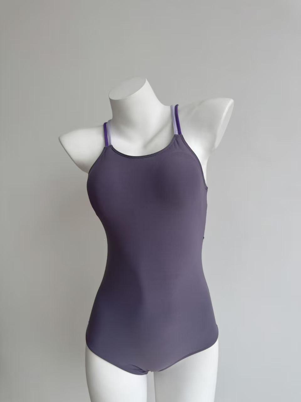 Double-layer swimsuit multi-color shoulder strap one-piece competitive swimsuit professional sports training racing belly-covering swimsuit M темно-фиолетового
Double-layer swimsuit multi-color shoulder strap one-piece competitive swimsuit professional sports training racing belly-covering swimsuit M темно-фиолетового