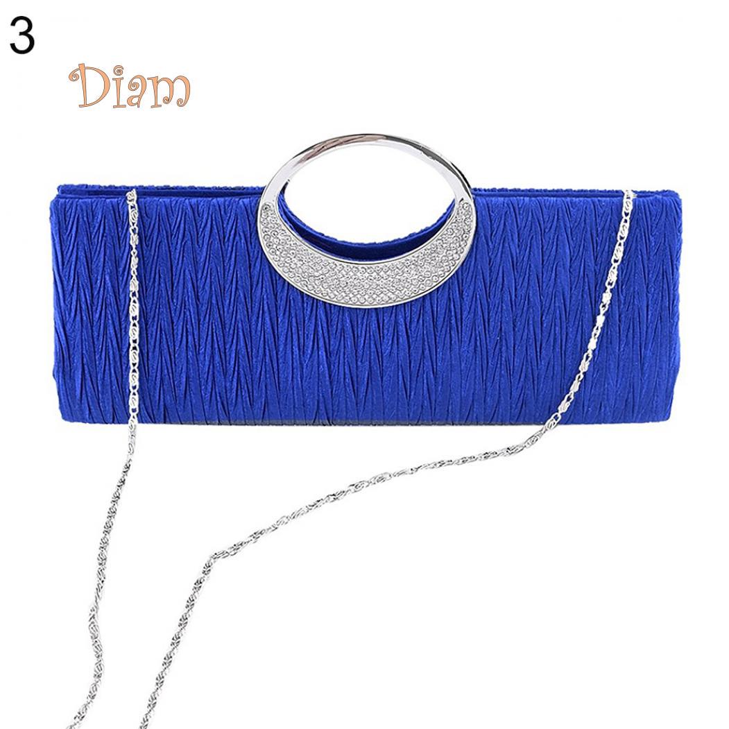 GQ Женская роскошная атласная плиссированная вечерняя сумка со стразами, вечерняя сумочка-клатч One Size сапфировый
GQ Женская роскошная атласная плиссированная вечерняя сумка со стразами, вечерняя сумочка-клатч One Size сапфировый
