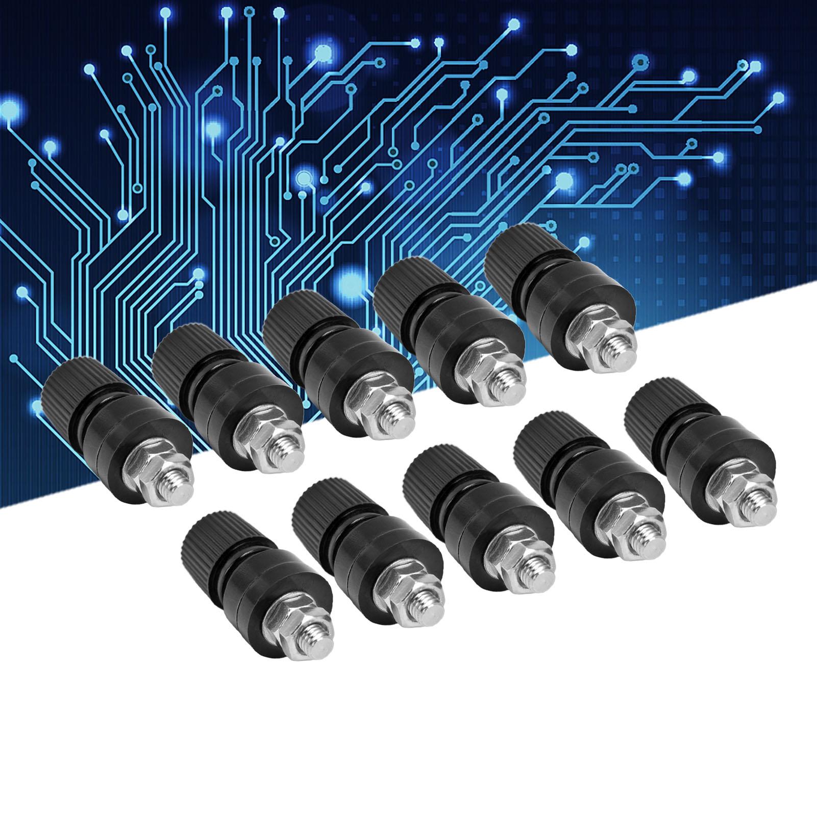 10Pcs Binding Post M6 Thrd Brass Nickel Plated Welding Terminal Stud Connector 0380V
10Pcs Binding Post M6 Thrd Brass Nickel Plated Welding Terminal Stud Connector 0380V