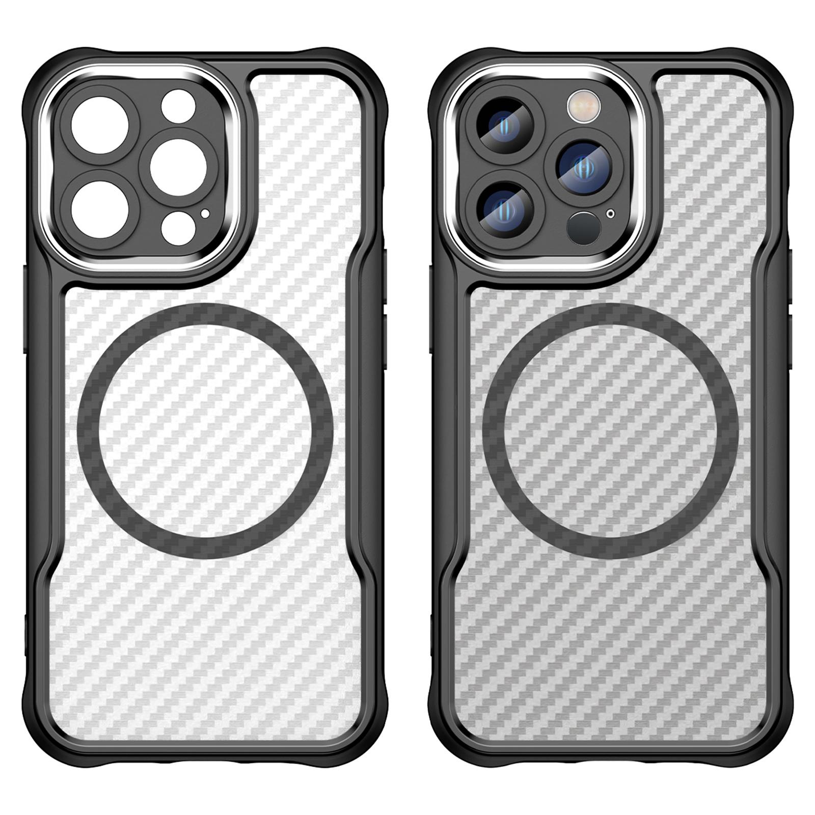 For iPhone 15 Pro Max Magnetic Case Smooth Carbon Fiber TPU+PC Translucent Phone Cover Black
For iPhone 15 Pro Max Magnetic Case Smooth Carbon Fiber TPU+PC Translucent Phone Cover Black