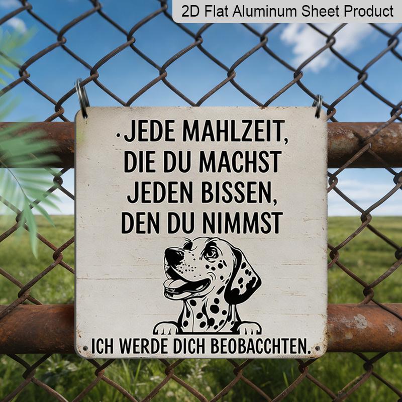 2D Flat - 1pc Vintage Aluminium Metal Sign, Outdoor Decorative Wall Sign, Retro Tin Sign Style, Funny Dog Theme, Every Meal You Make I Am Watching 20*20cm
2D Flat - 1pc Vintage Aluminium Metal Sign, Outdoor Decorative Wall Sign, Retro Tin Sign Style, Funny Dog Theme, Every Meal You Make I Am Watching 20*20cm
