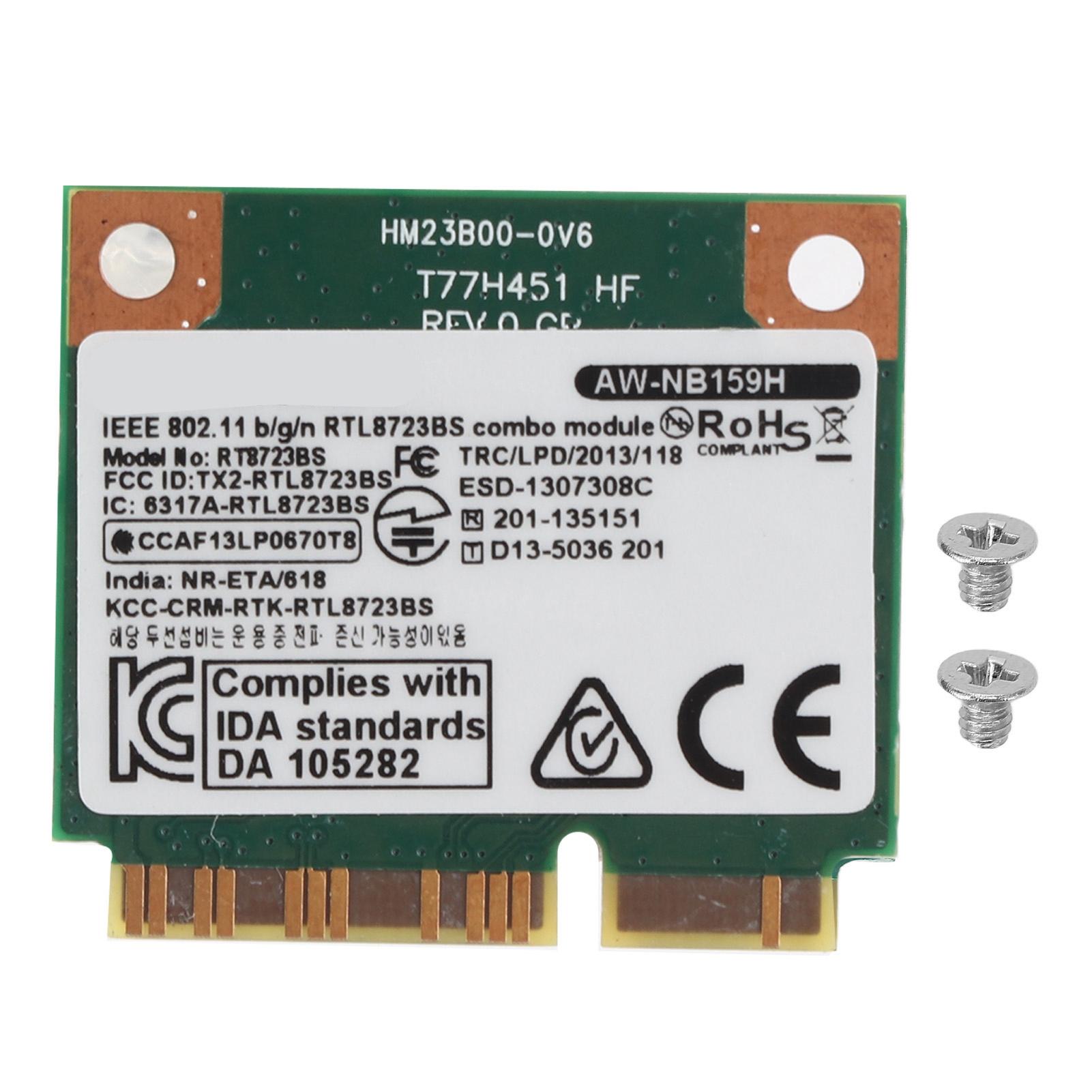 Wireless Network Card 300Mbps High Speed Transmission Support 802.11bgn Plug and Play MINI PCIE
Wireless Network Card 300Mbps High Speed Transmission Support 802.11bgn Plug and Play MINI PCIE