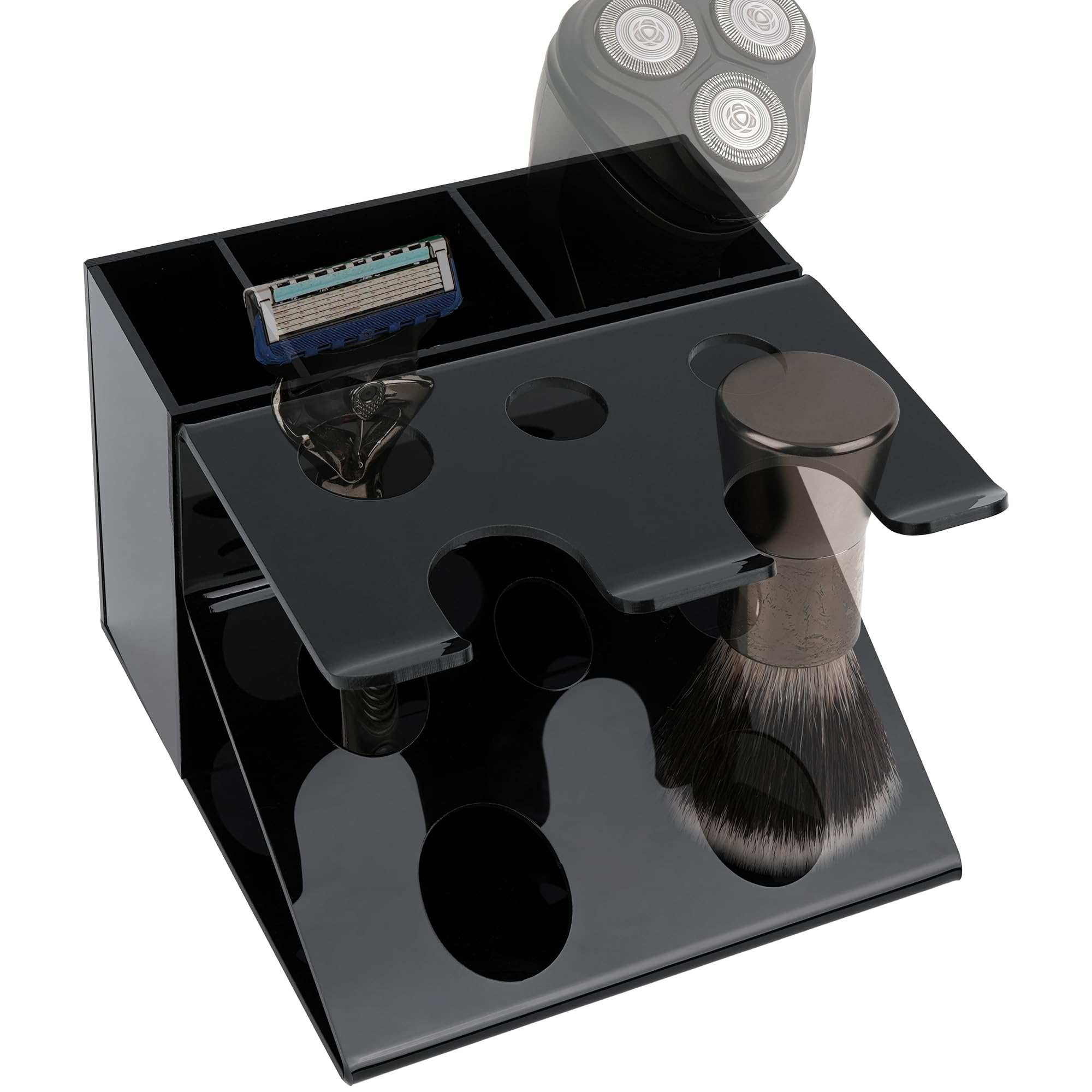 Linkidea Electric Shaver Razor Shaving Gel Organizer Holder for GilletteLabs Exfoliating Heated and ProGlide Shield Power & Stand, Bars, Razors,
Linkidea Electric Shaver Razor Shaving Gel Organizer Holder for GilletteLabs Exfoliating Heated and ProGlide Shield Power & Stand, Bars, Razors,