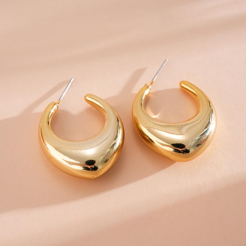 Simple Gold Color Circle Geometric Hoop Earrings for Women Fashion Oval Hollow Ear Buckle Earrings Design Inspired Party Zircon золотий
Simple Gold Color Circle Geometric Hoop Earrings for Women Fashion Oval Hollow Ear Buckle Earrings Design Inspired Party Zircon золотий