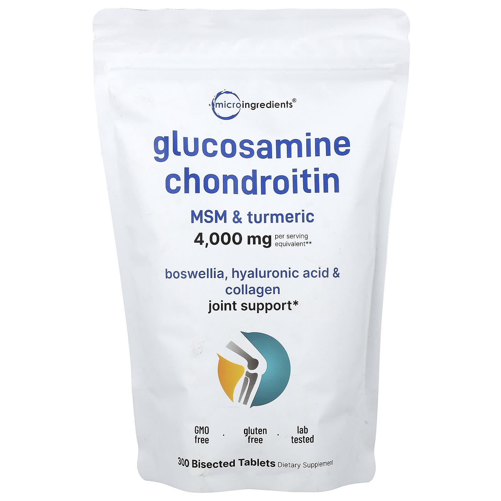 Micro Ingredients, Glucosamine Chondroitin, MSM, and Turmeric, 300 Tablets
Micro Ingredients, Glucosamine Chondroitin, MSM, and Turmeric, 300 Tablets