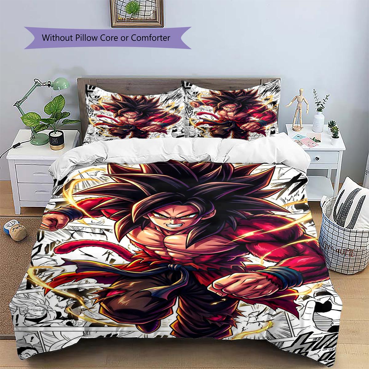 Goku Patterned Pillowcase & Duvet Cover Set Anime Popular Pattern Bedding for Bedroom Decoration Gift for Lovers.-TING 135x200cm
Goku Patterned Pillowcase & Duvet Cover Set Anime Popular Pattern Bedding for Bedroom Decoration Gift for Lovers.-TING 135x200cm
