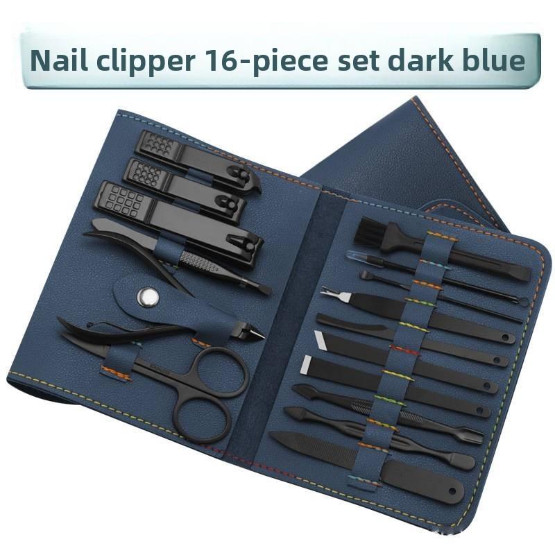 Nail Care Kit 16pcs Stainless Steel Manicure Set For Home Use
Nail Care Kit 16pcs Stainless Steel Manicure Set For Home Use