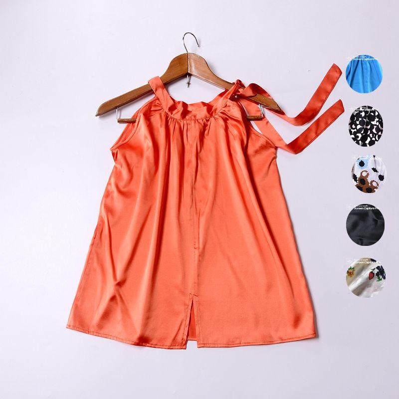 Women s Silk Mulberry Silk Summer Easiest for Match Bottoming Shirt Maiden Sexy White Tops Camisole Outwear Ribbon Vest Orange stretch satin Bust size 100-102cm
Women s Silk Mulberry Silk Summer Easiest for Match Bottoming Shirt Maiden Sexy White Tops Camisole Outwear Ribbon Vest Orange stretch satin Bust size 100-102cm