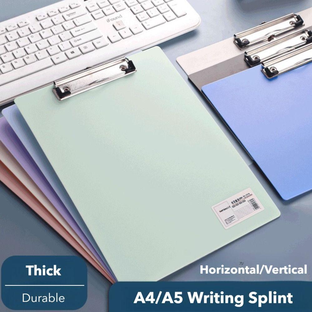 A4/A5 Writing Splint Horizontal/Vertical Writing Board Clip Writing Pad Board School Office A5-Blue(Vertical)
A4/A5 Writing Splint Horizontal/Vertical Writing Board Clip Writing Pad Board School Office A5-Blue(Vertical)