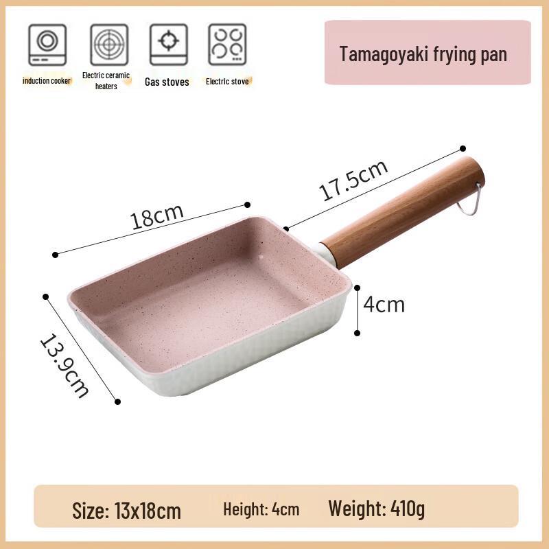 Triceratops Square Tamagoyaki Frying Pan
Triceratops Square Tamagoyaki Frying Pan