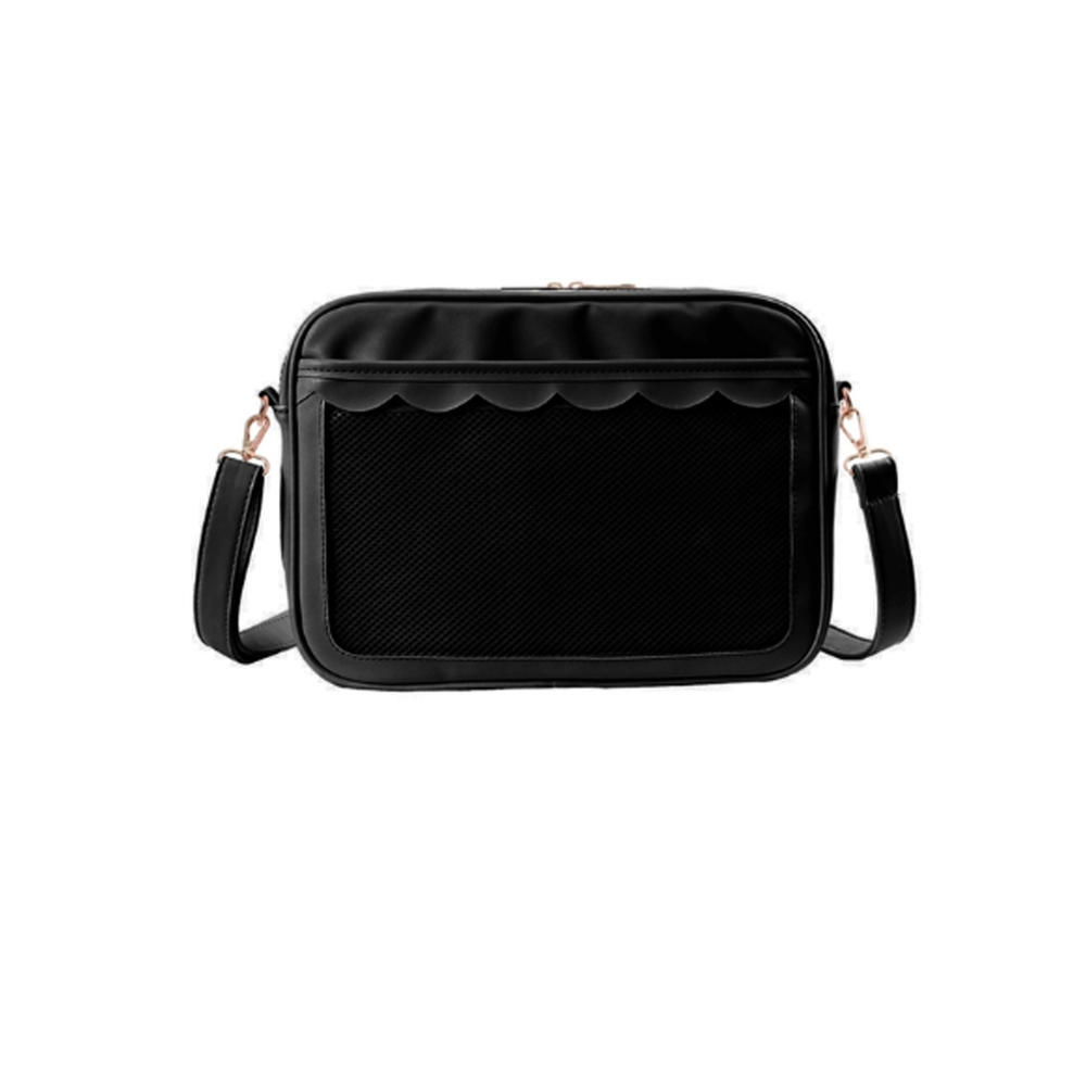 FASHION Проста прозора жіноча сумка Fresh Girls JK Handbag Cute Student Color Clash Shoulder Bag Large Capacity Crossbody Bag 2024 чорний
FASHION Проста прозора жіноча сумка Fresh Girls JK Handbag Cute Student Color Clash Shoulder Bag Large Capacity Crossbody Bag 2024 чорний