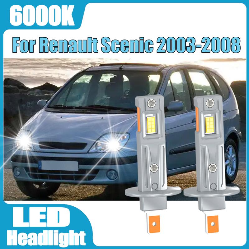 2PCS H1 LED Headlight Car Bulbs 6000K Super White 3570 CSP Chips 12V 30000LM For Renault Scenic 2003 2004 2005 2006 2007 2008 H1
2PCS H1 LED Headlight Car Bulbs 6000K Super White 3570 CSP Chips 12V 30000LM For Renault Scenic 2003 2004 2005 2006 2007 2008 H1