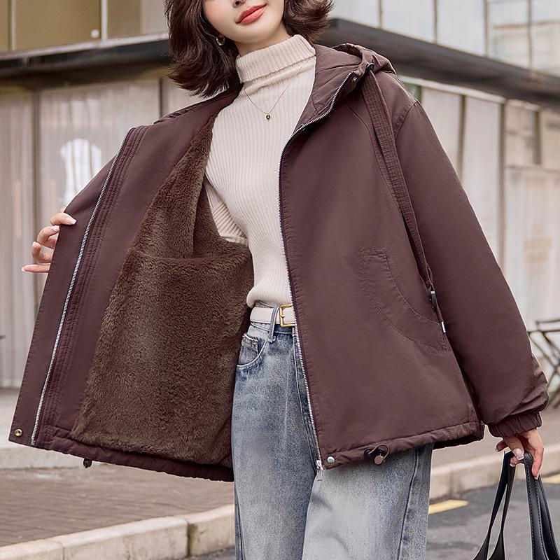 Women s 2024 Casual Fleece-Lined Plus Size Winter Workwear Jacket - Petite Cotton-Padded Coat L (suggested for 111-120 jin) чёрный
Women s 2024 Casual Fleece-Lined Plus Size Winter Workwear Jacket - Petite Cotton-Padded Coat L (suggested for 111-120 jin) чёрный