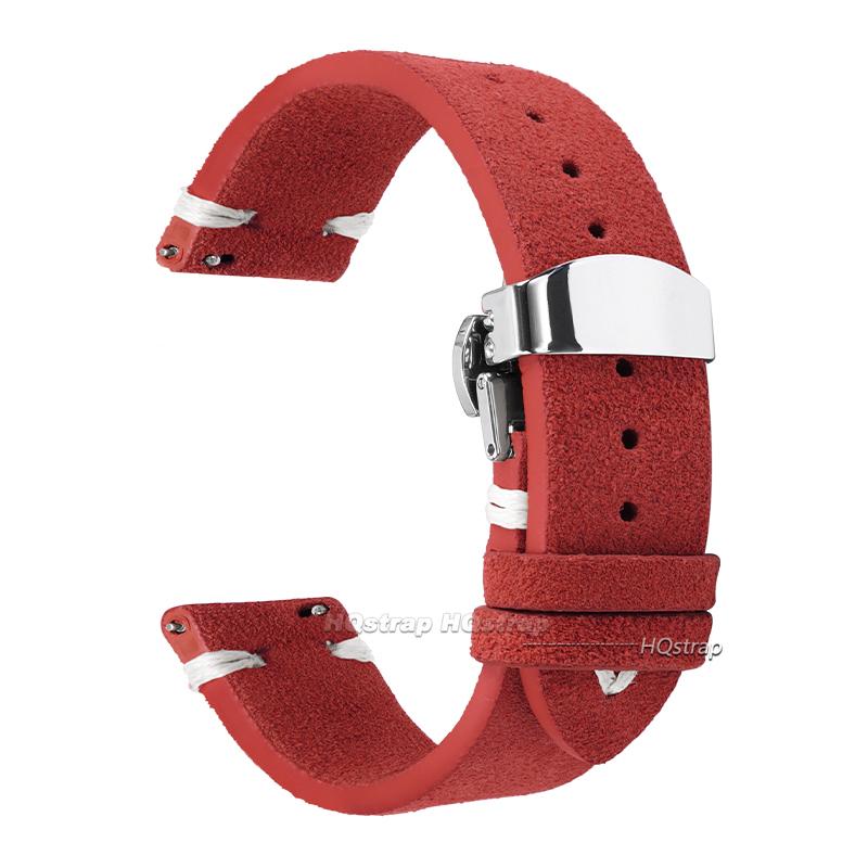 Vintage Genuine Suede Leather Watchband Butterfly Buckle 18mm 20mm 22mm for Seiko Handmade Bracelet Quick Release Watch Strap 22mm
Vintage Genuine Suede Leather Watchband Butterfly Buckle 18mm 20mm 22mm for Seiko Handmade Bracelet Quick Release Watch Strap 22mm